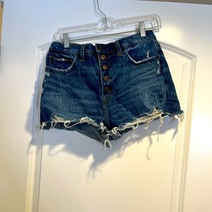 Abercrombie High Rise Mom Shorts